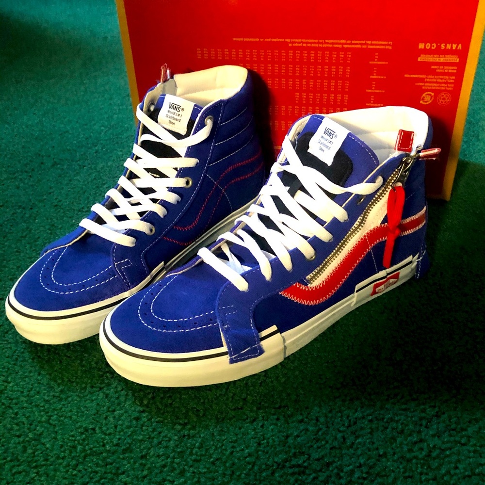 Vans Sk8-Hi Reissue CAP Blue & Red 11.5